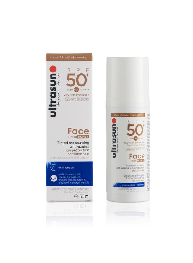 ألتراسن كريم ألتراسون للوجه الملون بعامل حماية من الشمس SPF50+ - عسل - Image 2