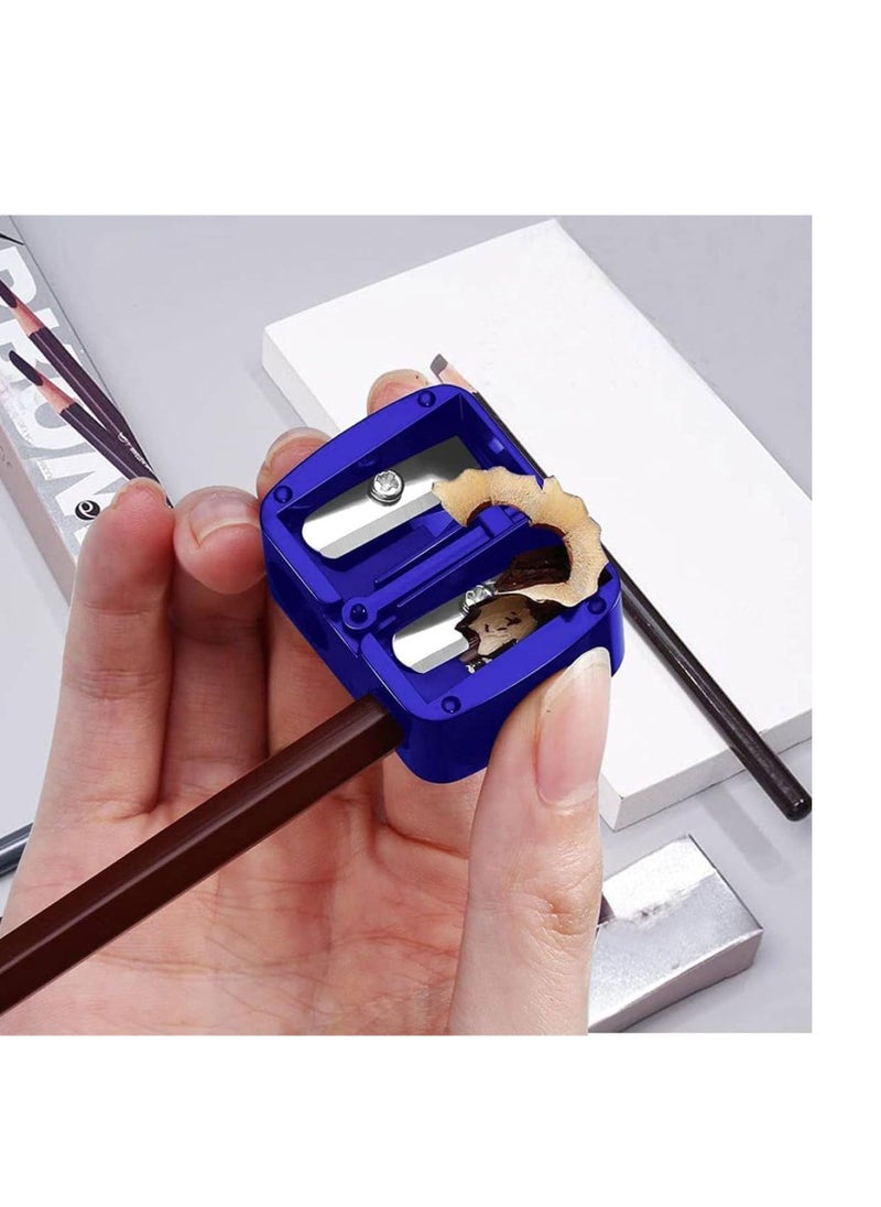 Caliee Caliee 3 Pack Makeup Pencil Sharpener 4 in 1 Eyebrow Makeup Sharpening Tool Duckbill Shape Eyebrow Pencil Sharpener Travel-Friendly Cosmetic Pencil Sharpener Set  - Image 3