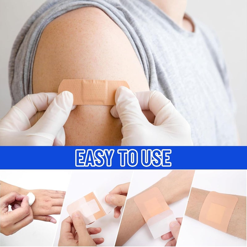 Bgtecho 720 Pcs Adhesive Bandages Variety Pack Flexible Adhesive Bandage Bulk Assorted Sizes Fingertip Bandages Breathable  Waterproof Bandage for First Aid and Wound Care - Image 5