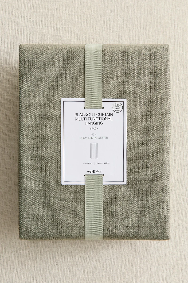 H&M 1-pack long and wide blackout curtain length
