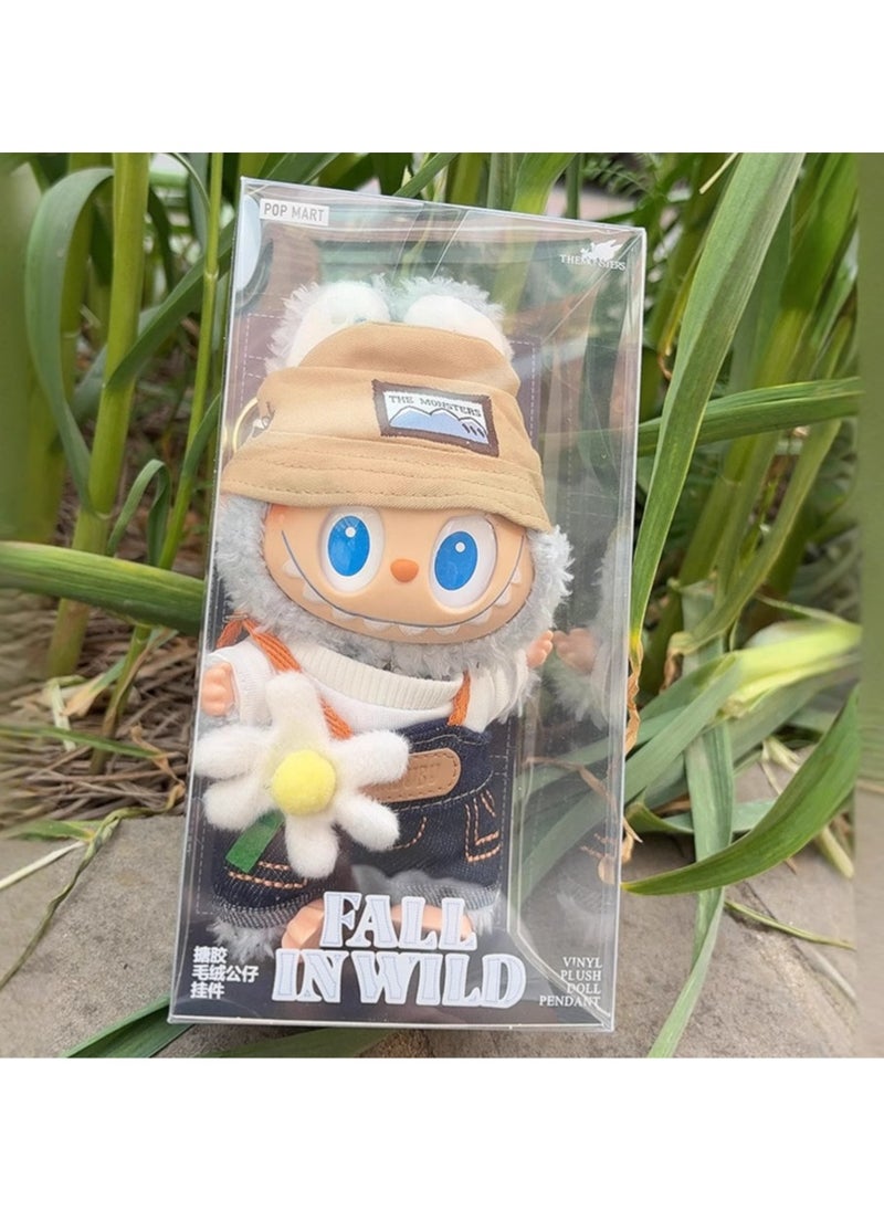 General LABUBU Spring Wild at Home Enamel Plush Doll Pendant Eye-catching Decoration Hanging Ornament Gift Giving Plush Soft Feel  - Image 1