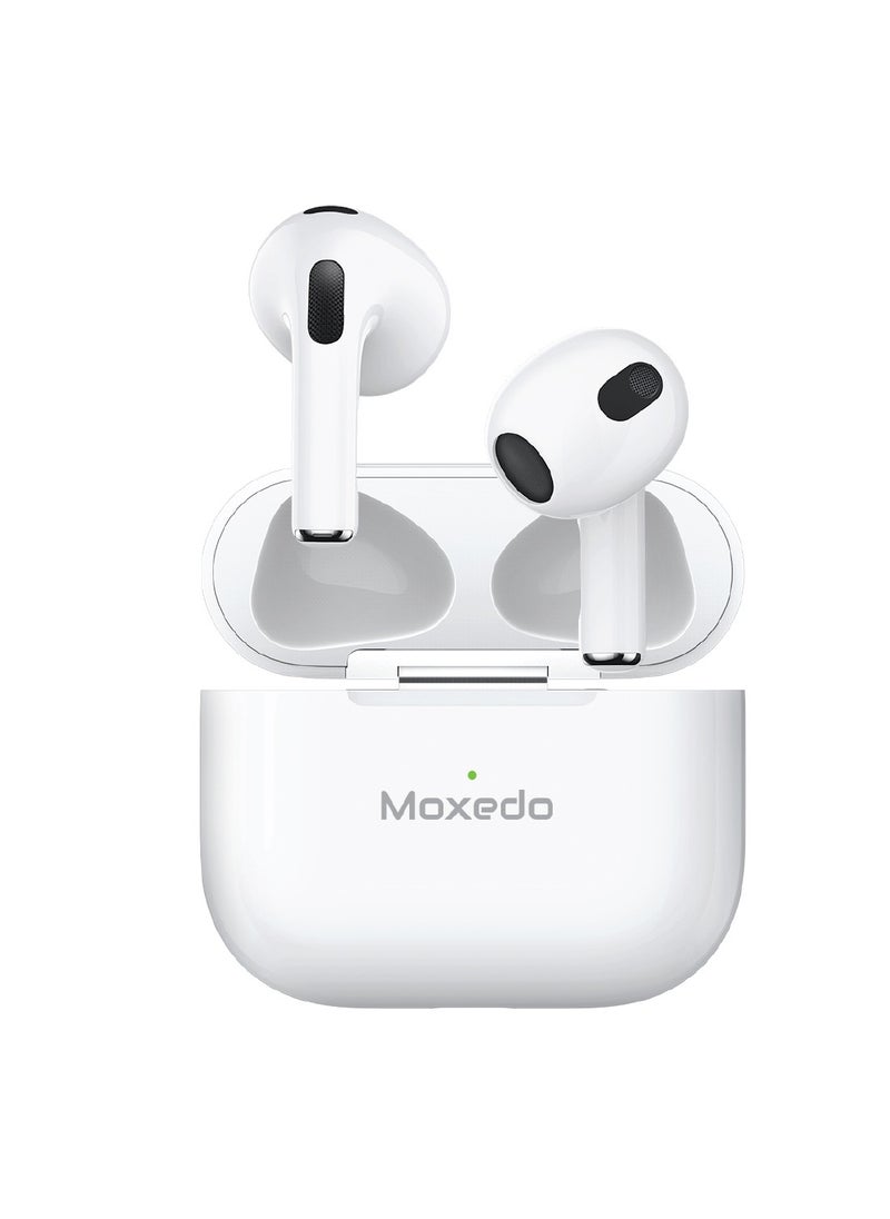 Moxedo - Moxedo S2 True Wireless Earbuds Bluetooth 5.3 Earphones Stereo with Microphone, 5H Play Time with Wireless Charging Case for Phones, Sports and Work - Image 1