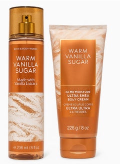 Bath & Body Works Warm Vanilla Sugar Splash 236ml + Lotion 226g