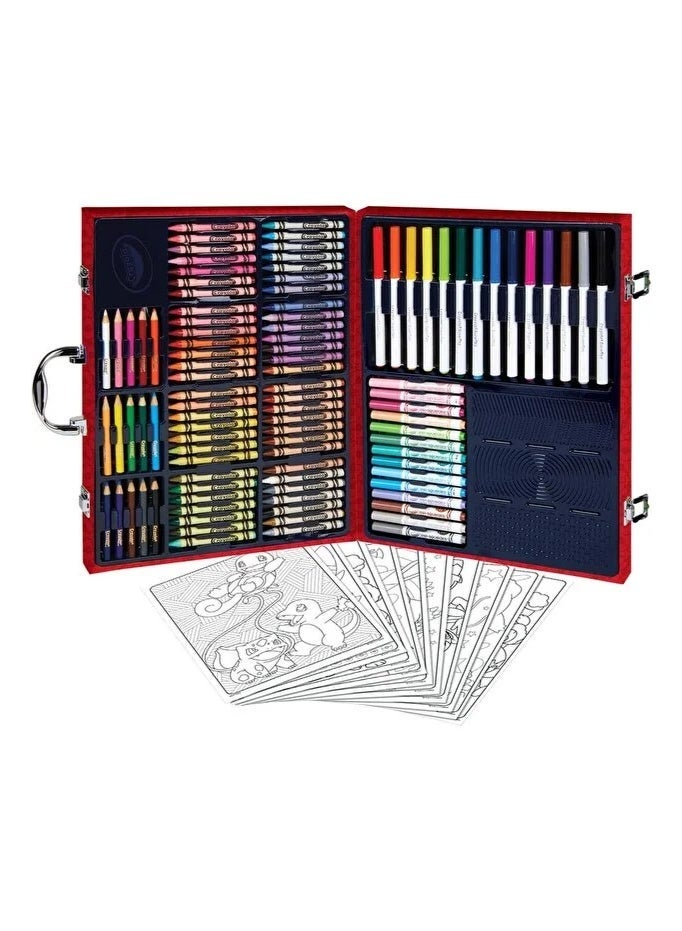Crayola Pokémon Artist Briefcase, 115-Piece Creative Set, Ages 5+, Multicoloured - Image 4