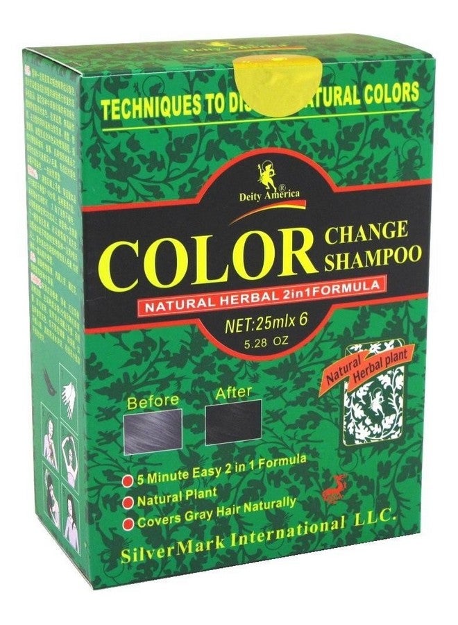 Deity Shampoo Color Change Kit Natural Herbal 2N1 Black (Pack Of 2) - Image 4