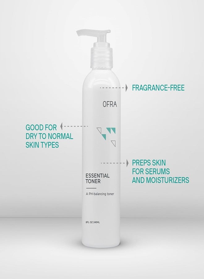 Ofra Essential Toner - PH Balancing, Hydrating & Soothing Facial Toner for Dry to Normal Skin - 8oz/240ml - Image 4