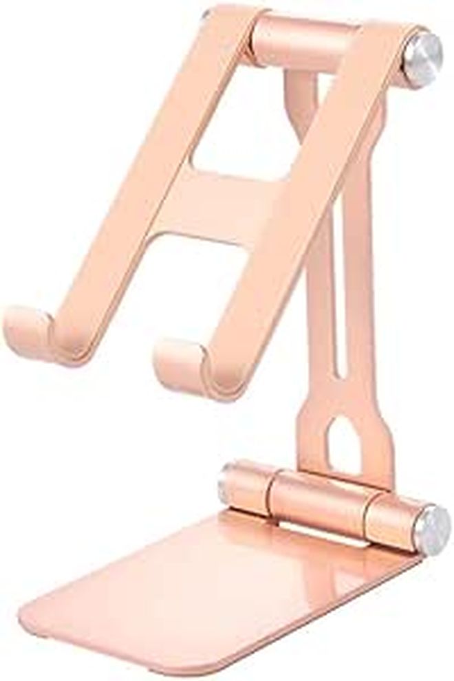 Folding Cellphone Stand And Tablet Holder For Live Streaming Stable Base Random Color - Image 1