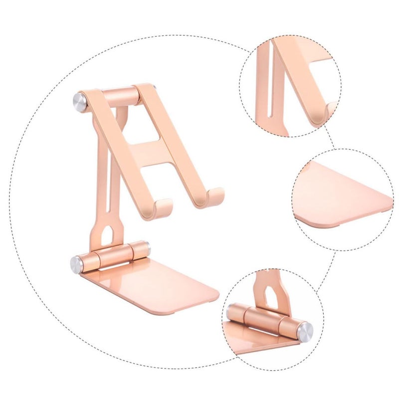 Folding Cellphone Stand And Tablet Holder For Live Streaming Stable Base Random Color - Image 4