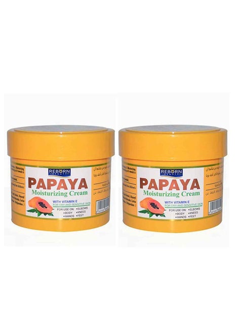 Face And Body Papaya Moisturizing Cream 500ml (Pack of 2)