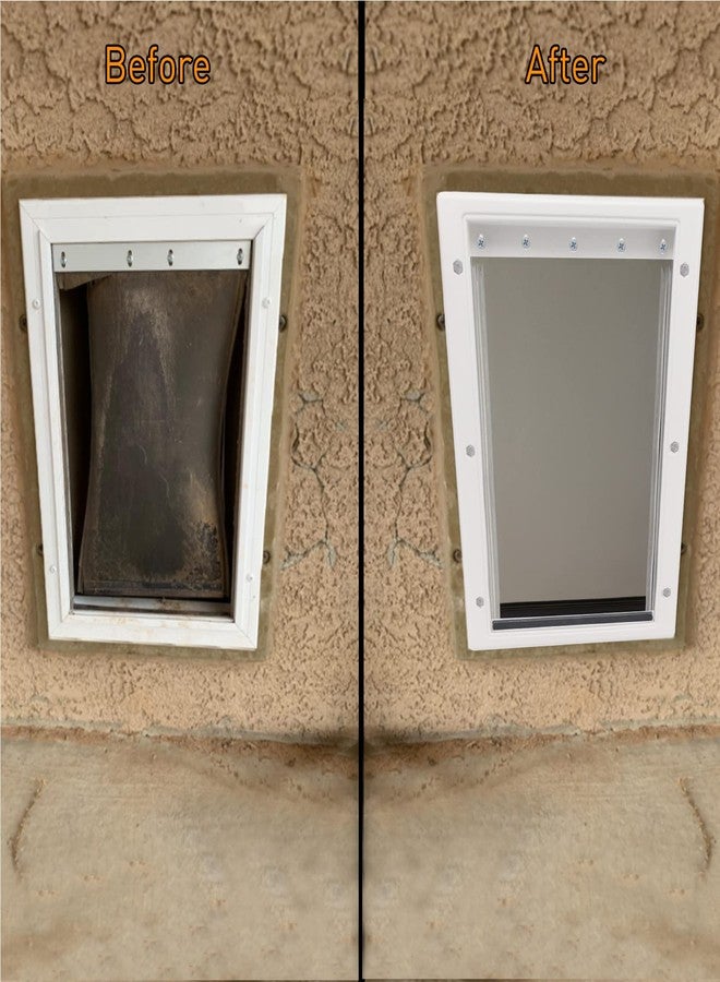 ikuso Dog Door Replacement Flaps,Large Dog Door Compatible with PetSafe Freedom PAC11-11039,Measures 10 1/8" x 16 7/8",Easy to Replace,Sturdy Weather-Proof & No Warped - Image 5