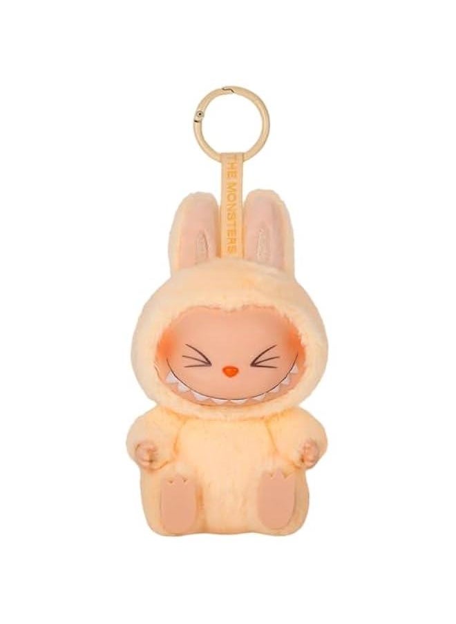Arabest Cute Labubu Plush Keychain - Charming Bag Key Pendant Modern Home Decor Stress-Relief Accessory  - Image 1