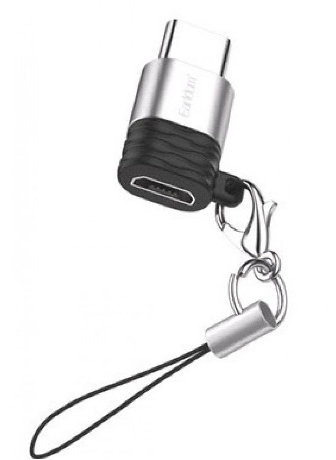 Raxoom محول USB-C إلى Micro USB ET-TC13 - محول سريع لنقل البيانات والشحن (أسود) - Image 3