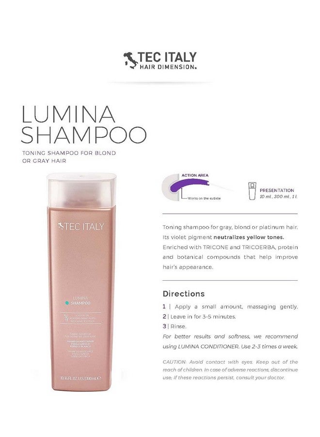 Tec Italy Lumina Shampoo & Conditioner Bundle Pack - Image 3