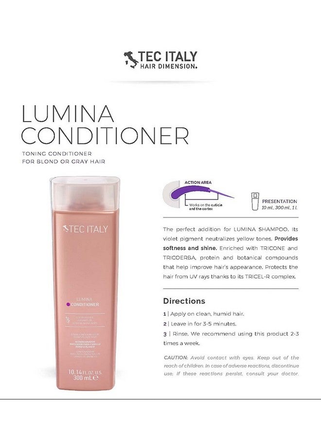 Tec Italy Lumina Shampoo & Conditioner Bundle Pack - Image 4