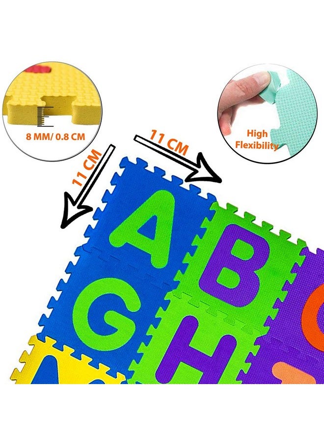 LUCID...We Build Relations LUCID...We Build Relations Lucid Alphanumeric Puzzle Foam Mat For Kids(A-Z&0-9)|Alphabet,Numerals Puzzle,Colorful Kids Rug Play Mat Soft Floor(Multi Colour,11X11 Cm Each(Atoz,And 0 To 9 Numbers)  - Image 3