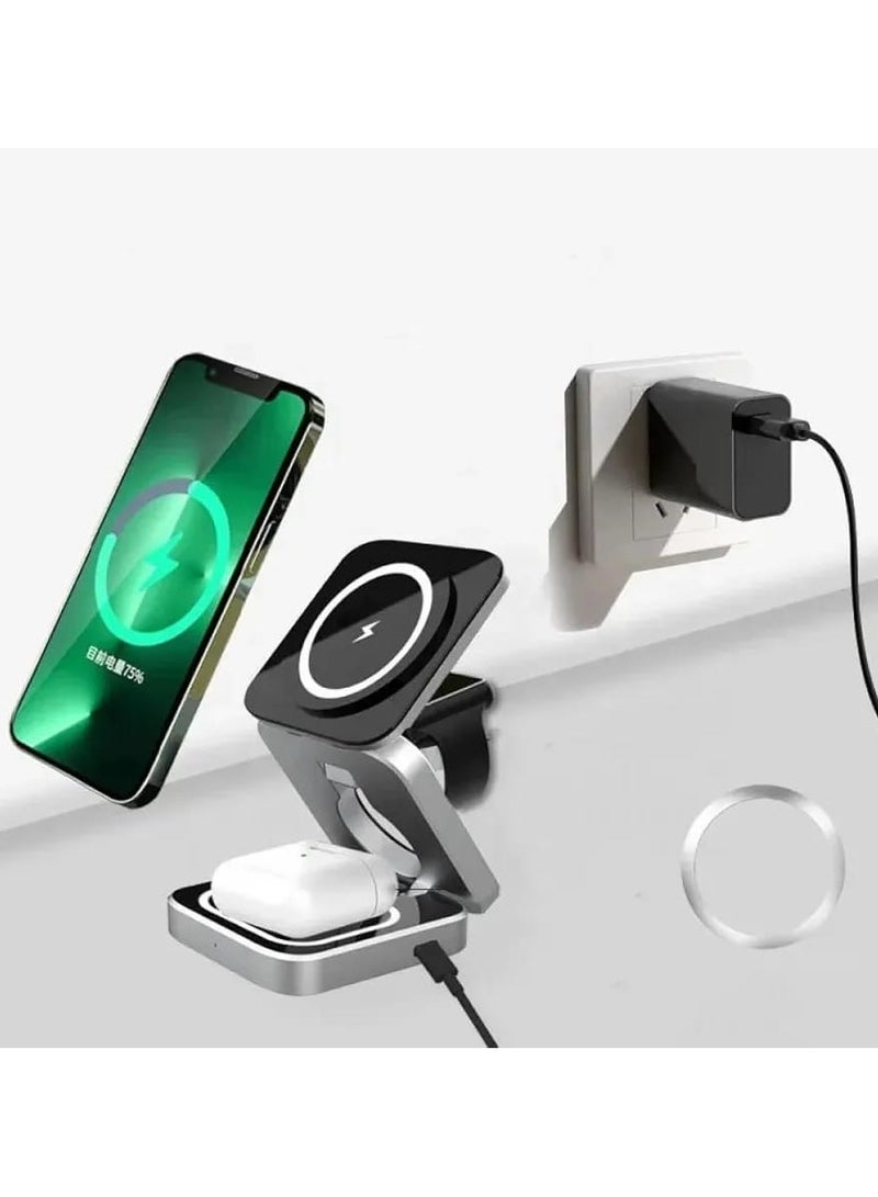 Denx Denx Magnetic Phone Holder Wirless Charger Fast Charger DX1251 - Image 4