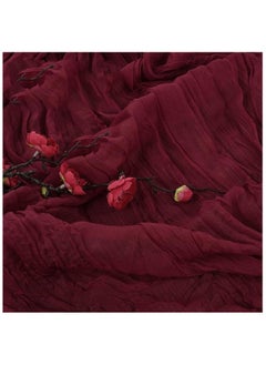 DELGREEN 90*400CM Translucent Table Runner Chessian Tablecloth for Wedding Reception Bridal Shower Party Decoration Table Centerpiece  - Image 5