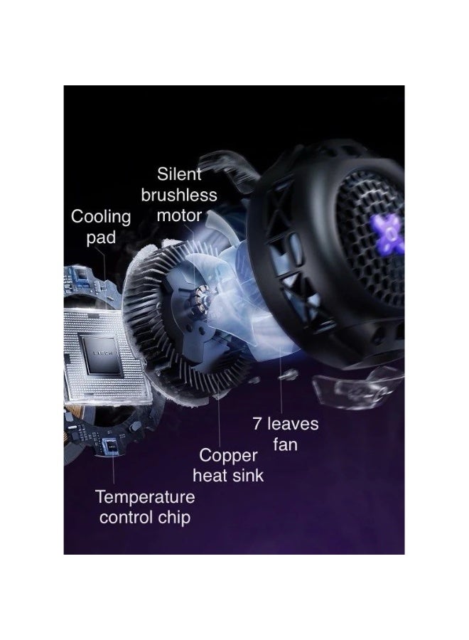 ليسن مبرد مغناطيسي للهواتف المحمولة للألعاب - مروحة تبريد ثلجية مغناطيسية - Image 5