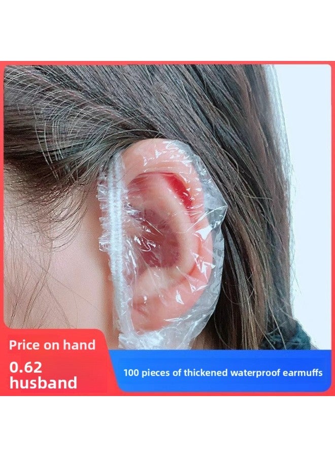 Ear Cover - Disposable Waterproof Earmuffs - Disposable Waterproof, 10pcs Pack - Hair Salon, Beauty Supply, Wholesale - Image 2