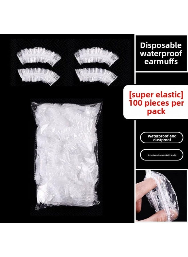 Ear Cover - Disposable Waterproof Earmuffs - Disposable Waterproof, 10pcs Pack - Hair Salon, Beauty Supply, Wholesale - Image 1