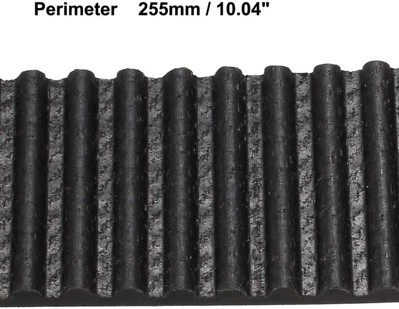 HTD3M255 حزام توقيت مطاطي بكرة متزامنة مغلقة الحلقة بعرض 15 مم - Image 3