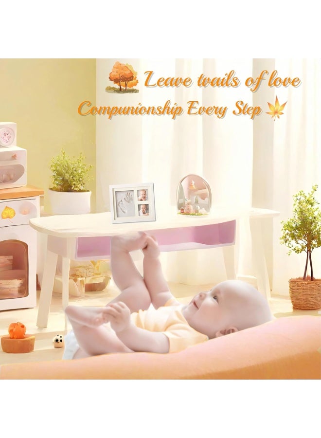 Baby Hand And Footprint Kit 28×23cm,Baby Photo Album,Baby Casting Kit With Clay,Newborn Baby Gifts,New Mum Gifts,Baby Shower Gifts,Baby Essentials For Newborn Memorial,Paw Print Kit For Dogs - Image 5