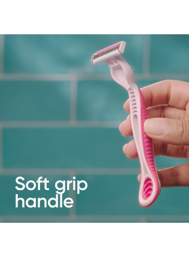 فينوس مجموعة شفرات حلاقة نسائية للاستخدام مرة واحدة من سيمبلي فينوس، 4 قطع - Image 5