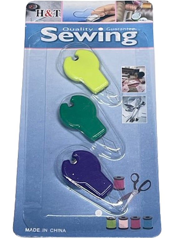 Witch - Needle Threader 3 Piece Set with Thread Cutter DKSC02