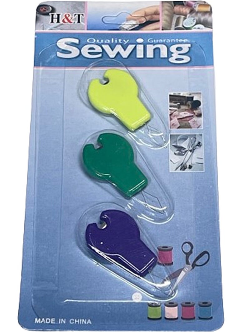 H.T - Witch - Needle Threader 3 Piece Set with Thread Cutter DKSC02 - Image 1