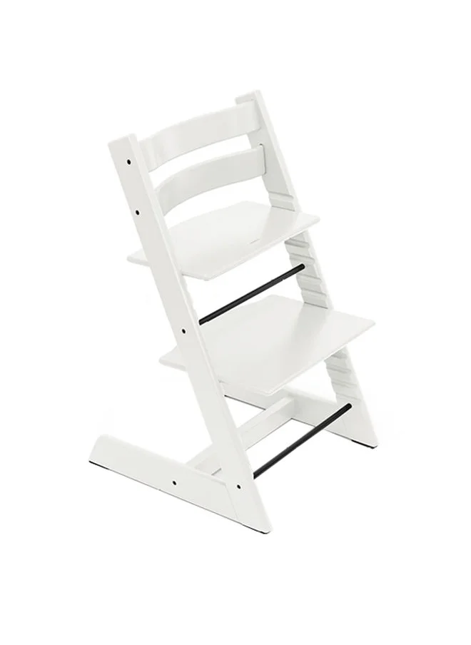 ستوك Tripp Trapp Chair Adjustable, Convertible Baby High Chair For Toddlers , Children And Adults Convenient, Comfortable And Ergonomic Classic Design White