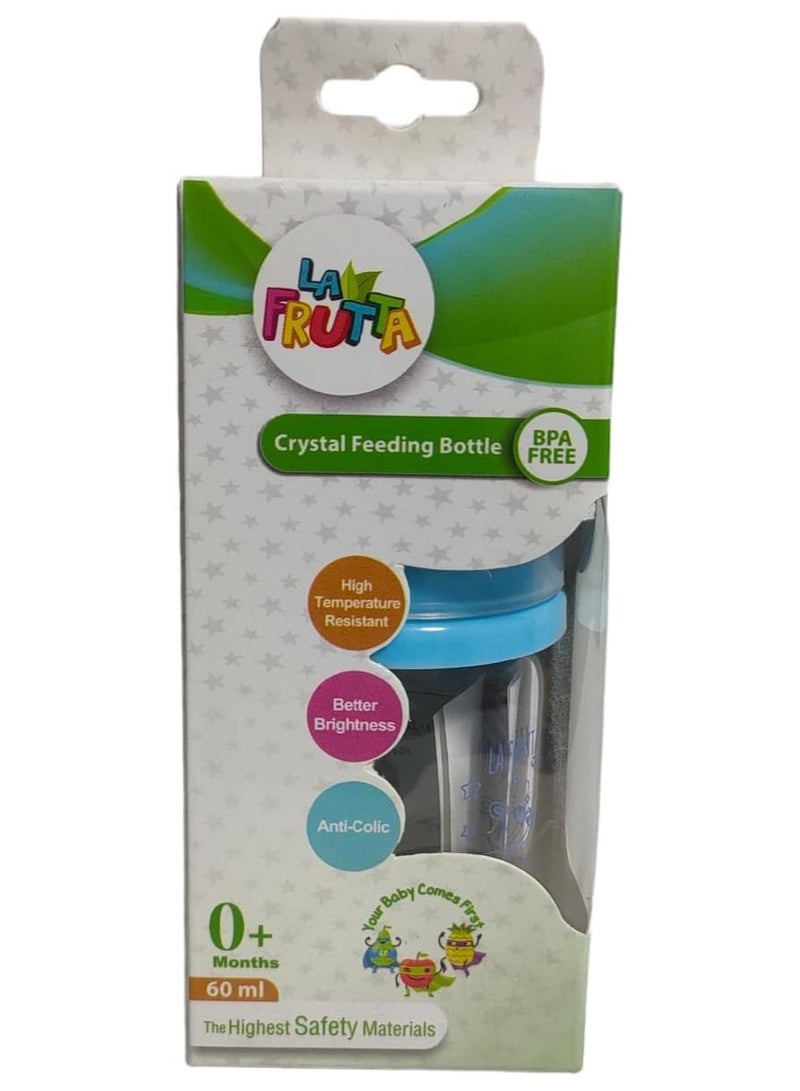 La Frutta La Frutta Baby Glass Bottle 60ml Blue