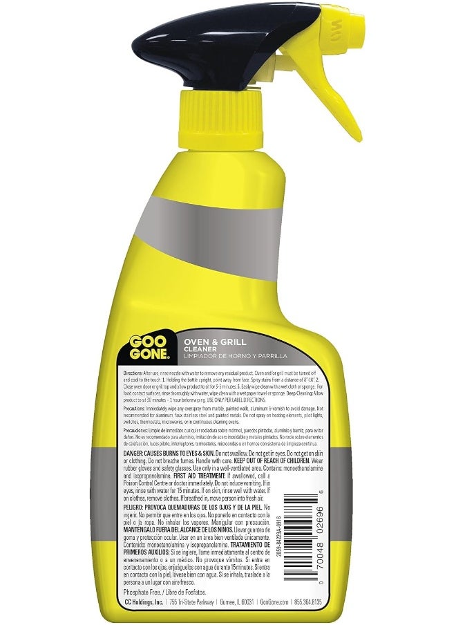 Goo Gone Goo Gone Oven and Grill Cleaner - 14 Ounce - Removes Tough Baked On Grease and Food Spills Surface Safe  - Image 2
