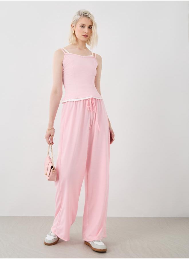 Take Two Take Two Solid Multi Strap Regular Fit Cami Top  - Image 2