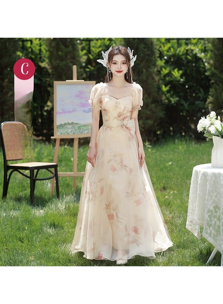 KUYING New Fashionable and Elegant Bridesmaid Dress  - Image 1