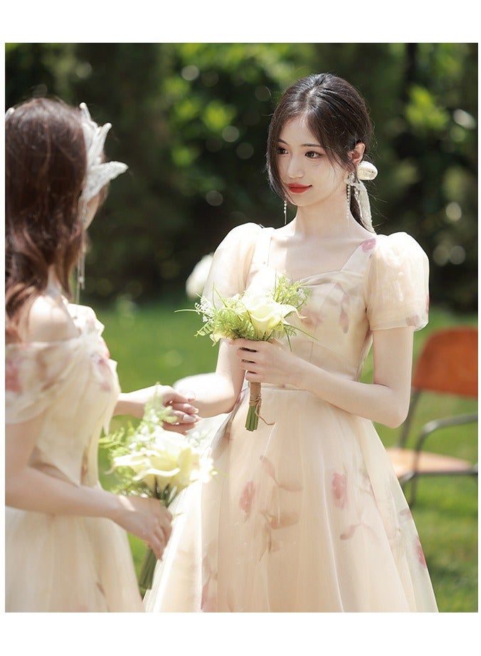 KUYING New Fashionable and Elegant Bridesmaid Dress  - Image 5