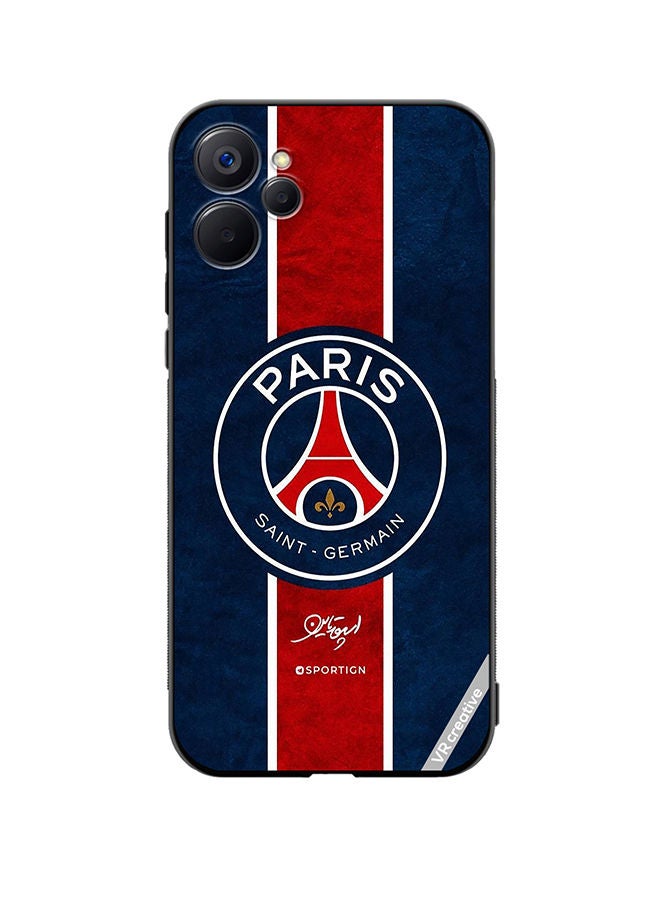 VR CREATIVE Protective Case Cover For Realme 9i 5G Paris Saint Germain Design Design Multicolour - Image 1