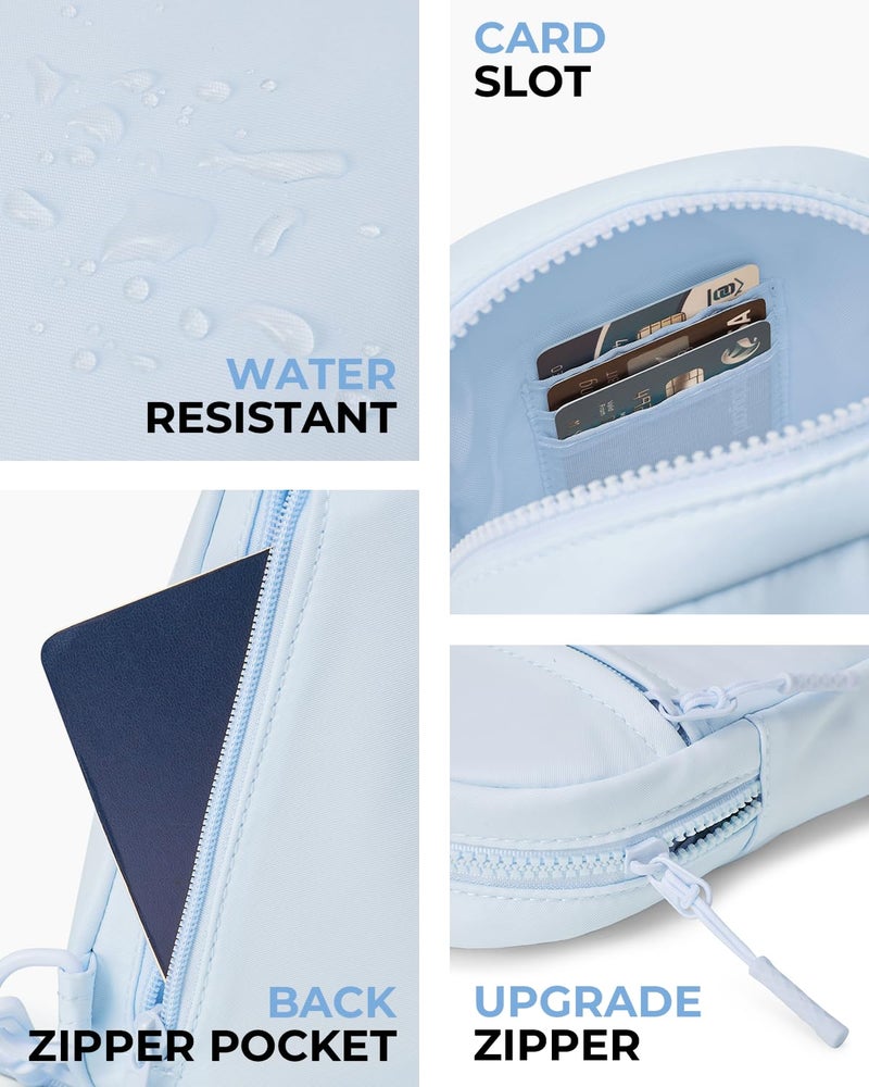 CHOLISS Small Sling Bag for Women and Men, Crossbody Bags Trendy Fanny Packs Chest Bag with Extended Strap, Blue - Image 4