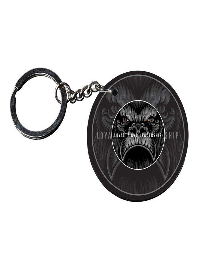 Tinywalk Set of 2 | Circle Shape Printed Wooden Keychains Loyalty and Leaders | Circle Shape keyrings | Circle Shape Keychains| Printed keyrings - Image 3