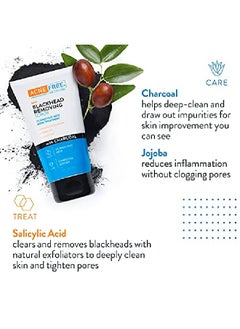 AcneFree Acne Free Blackhead Removing Exfoliating Scrub With Salicylic Acid Charcoal And Jojoba Exfoliates Skin Fragrancefree Formulated For Acneprone Skin Maximum Strength 5 Ounce (Pack Of 2)  - Image 4