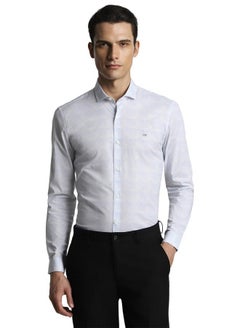 Peter England Peter England Men's Slim Fit Shirt (PXSFPSSFX33498_Size(40) White  - Image 1