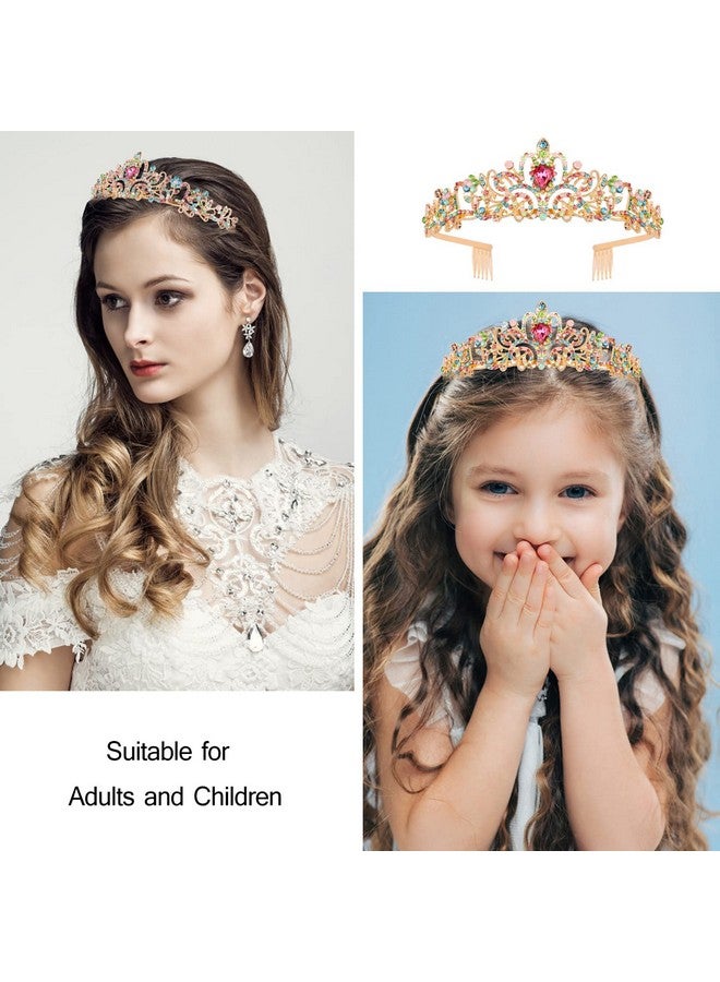 Velscrun Birthday Girl Tiara Princess Crown With Birthday Sash Birthday Girl Headband Birthday Crowns For Women Happy Birthday Decorations Birthday Party Supplies - Image 4