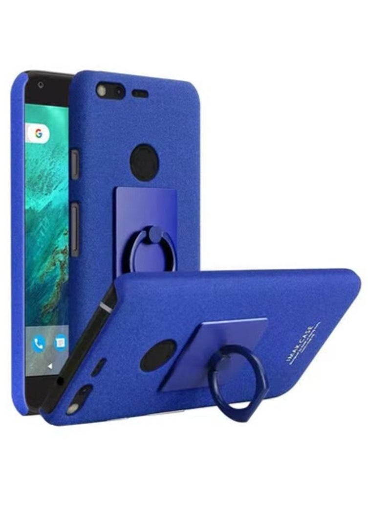 Imak - Protective Back Cover For Google Pixel Hard Case Cover With Ring Grip and Screen Protector - 3 in 1 Compatible with (Google Pixel) - Image 1