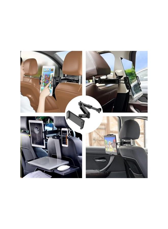 Green Tiger Car Headrest Backseat Mount,Car Backseat Seat Mount Holder Universal 360° Rotating Adjustable for 4.7-11" Tablets, cellphones.etc - Image 4