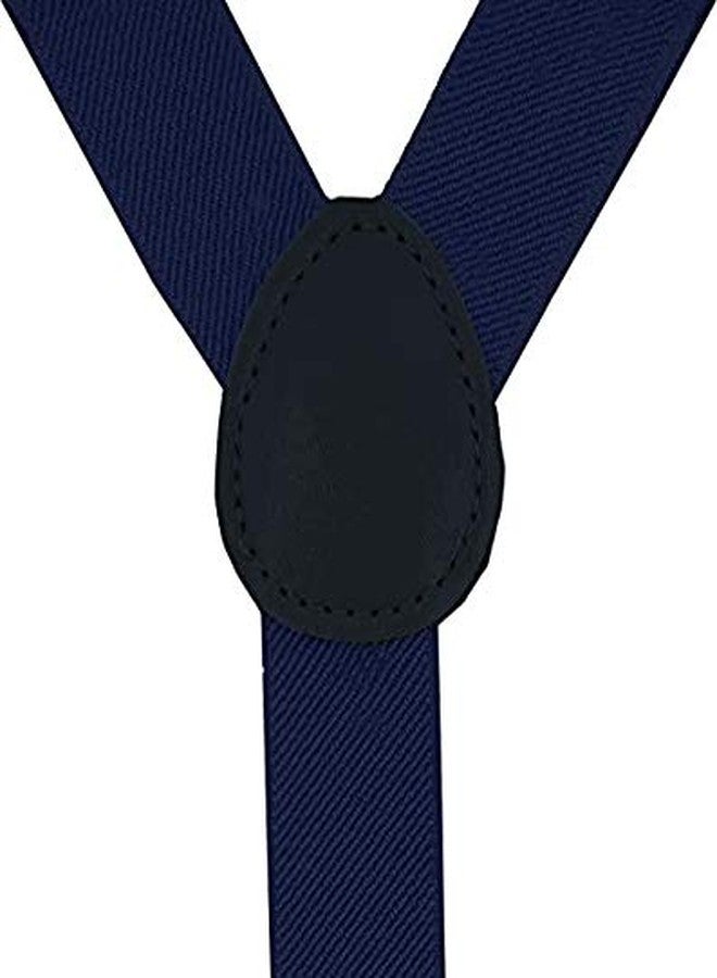 Krystle Girl's Adjustable Elastic Y Back Style Suspenders With Strong Metal Clips (Blue, Free Size) - Image 3