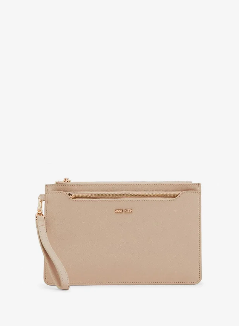 آن كلاين Anne Klein Textured Zip-closure Clutch Bag