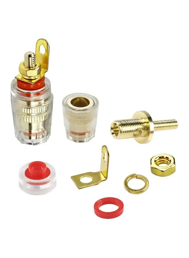 4pcs Heavy Duty Banana Plug Connectors Long Line Speaker Terminal for Car Audio - Image 4