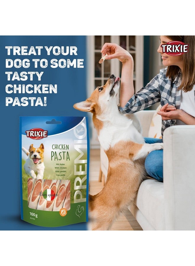 Trixie Premio Dog Treats Combo: Cheese Chicken Stripes, 100 G And Chicken Pasta, 100 G - Protein Rich, Healthy & Training Snacks For All Dog Breeds - Image 5