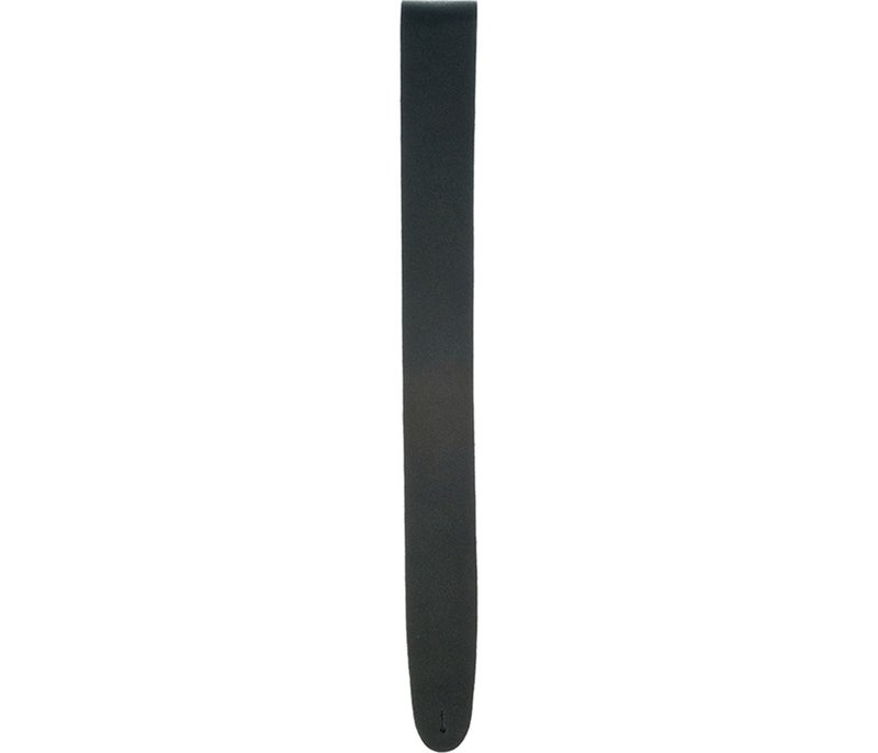 D'Addario 25BL00 2.5-inch Basic Classic Leather Guitar Strap - Black - Image 3