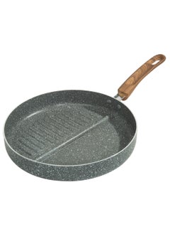 Homeway HOMEWAY 26CM Marble Grill Pan – Nonstick, Induction-Compatible, Durable Non-Slip Handle, Ideal for Grilling  - Image 1