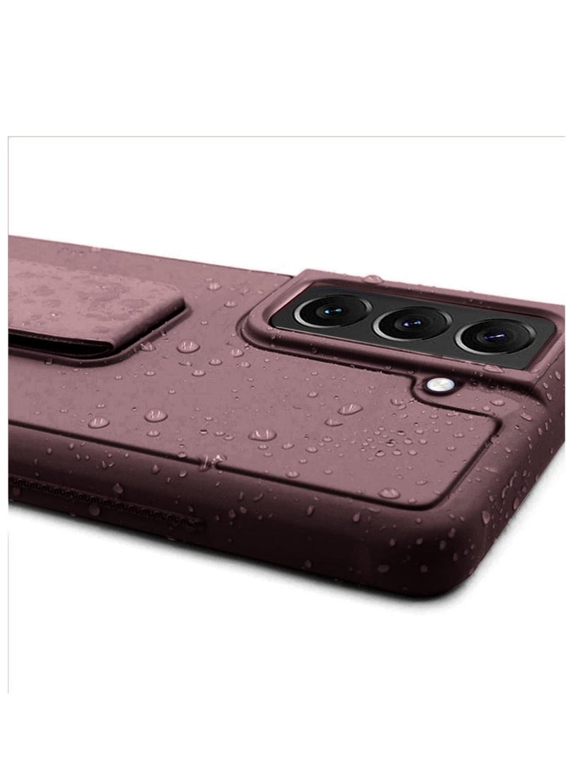 IAF Samsung Galaxy S24 Case Cover Magnetic Car Mount Kickstand & Holder, Premium Silicone Vertical & Horizontal Hand Strap and Grip with Multi Stand - Image 3